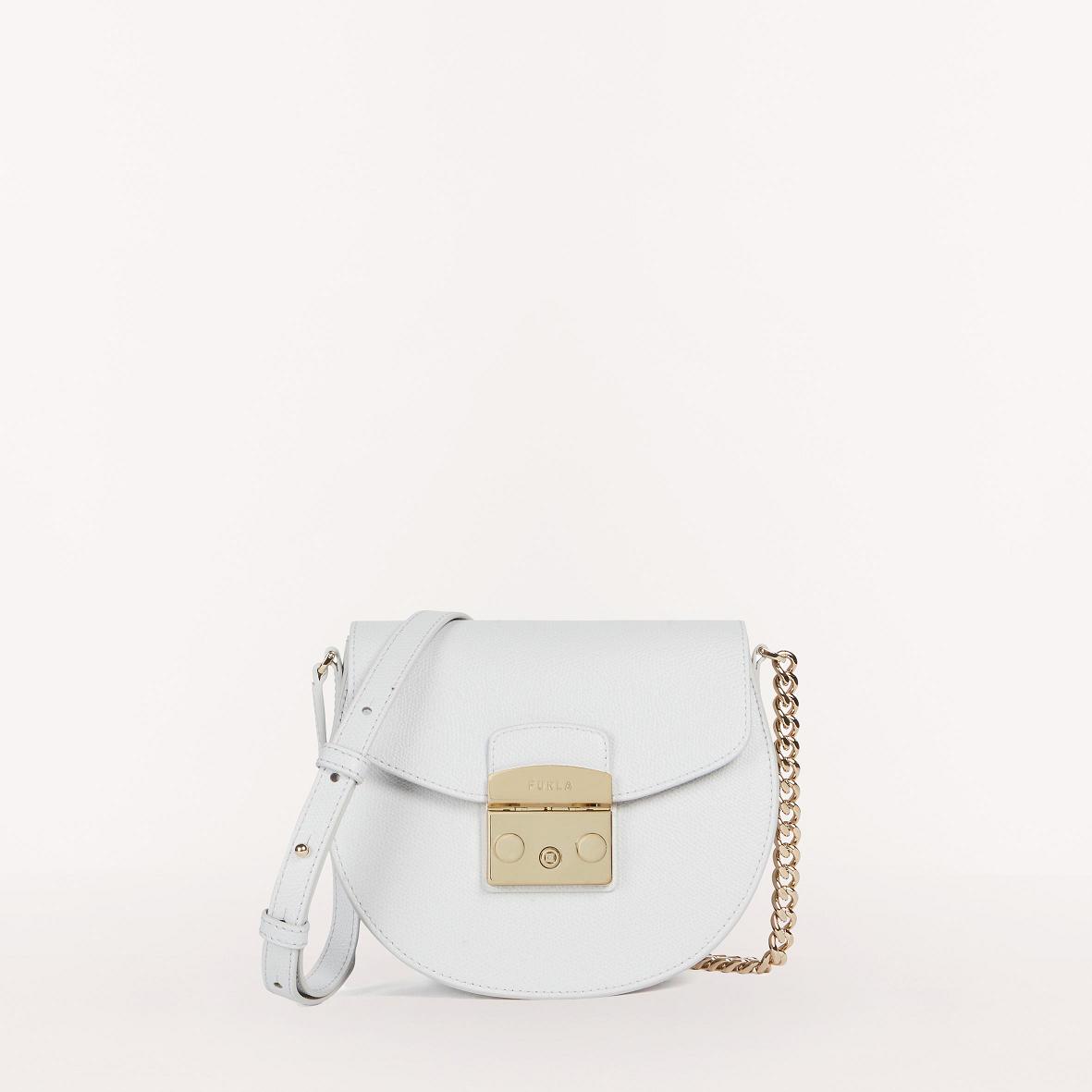 Furla Metropolis Vesker Oslo - Crossbody Dame Grå Hvite SXG328946